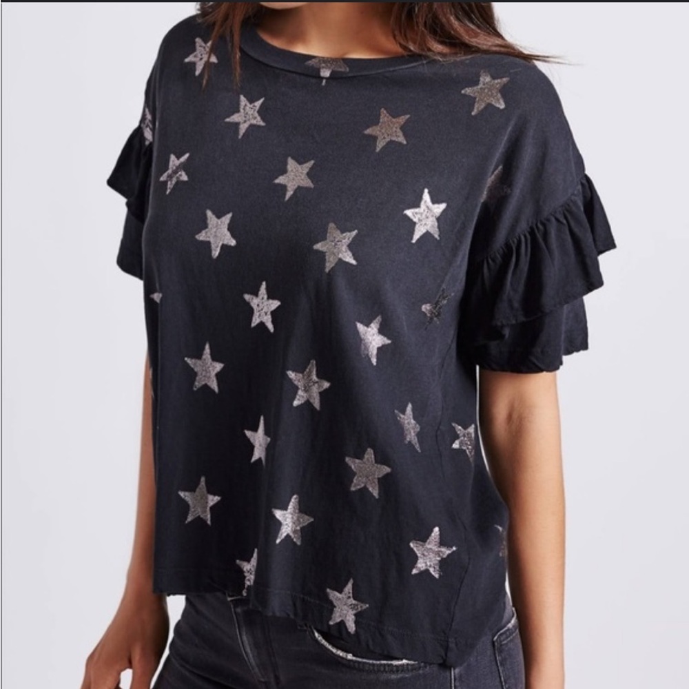 [Current Elliott] Ruffle Roadie Tee - Picture 2 of 9